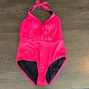 Coastal Blue halter swimsuit